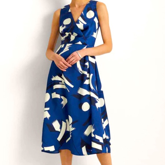 Lauren Ralph Lauren Dresses & Skirts - NWT Lauren Ralph Lauren Abstract Midi Dress Size 10